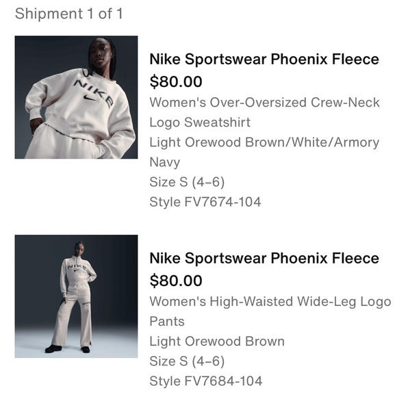 Nike Phoenix Fleece Set S - Picture 7 of 9